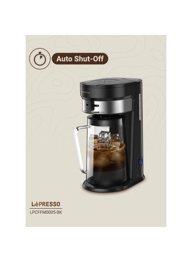 LePresso Cold Brew Coffee & Tea Machine 2.5L with One-Tap Brewing & Adjustable Strength - Image 4